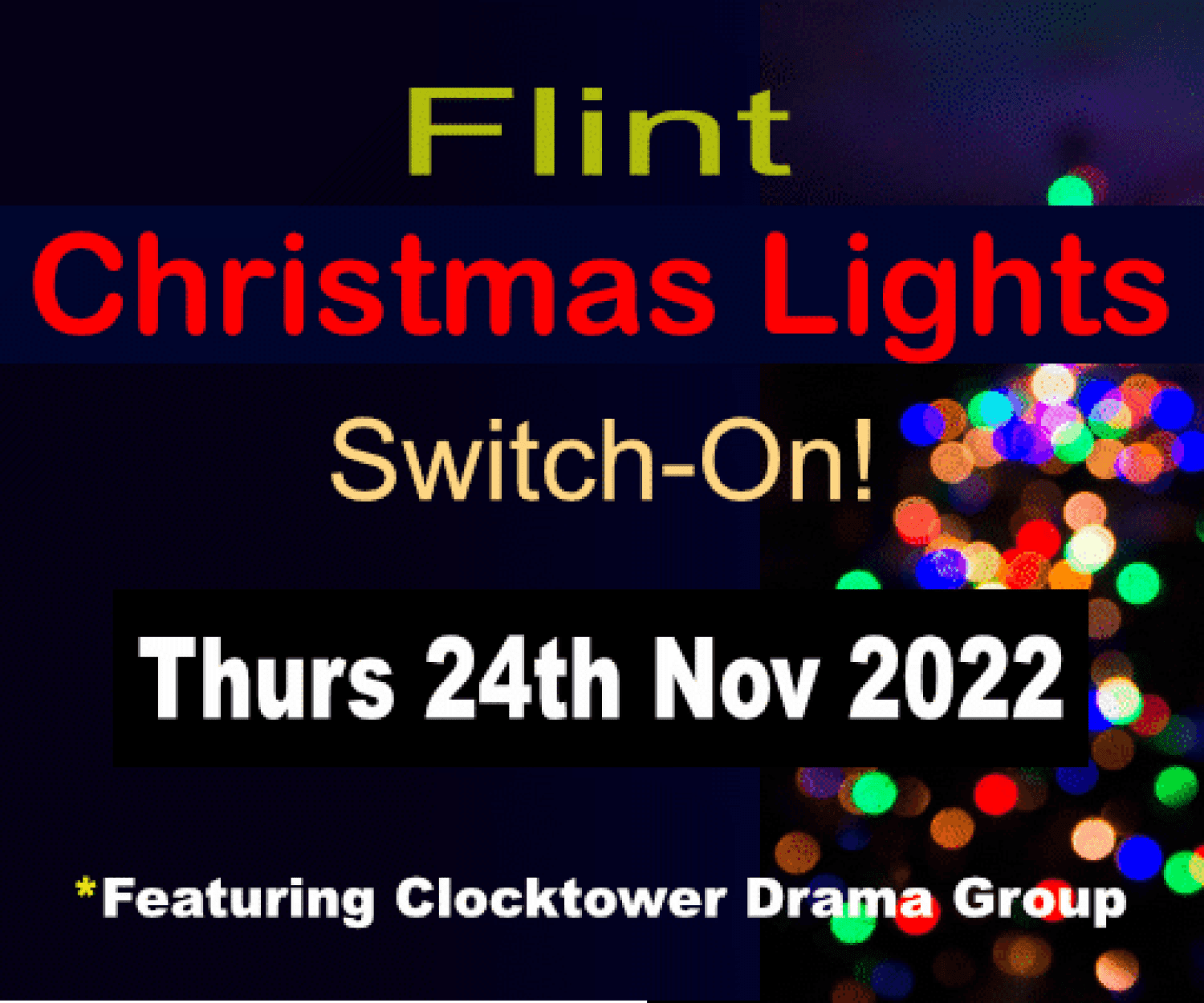 flint christmas lights switch on