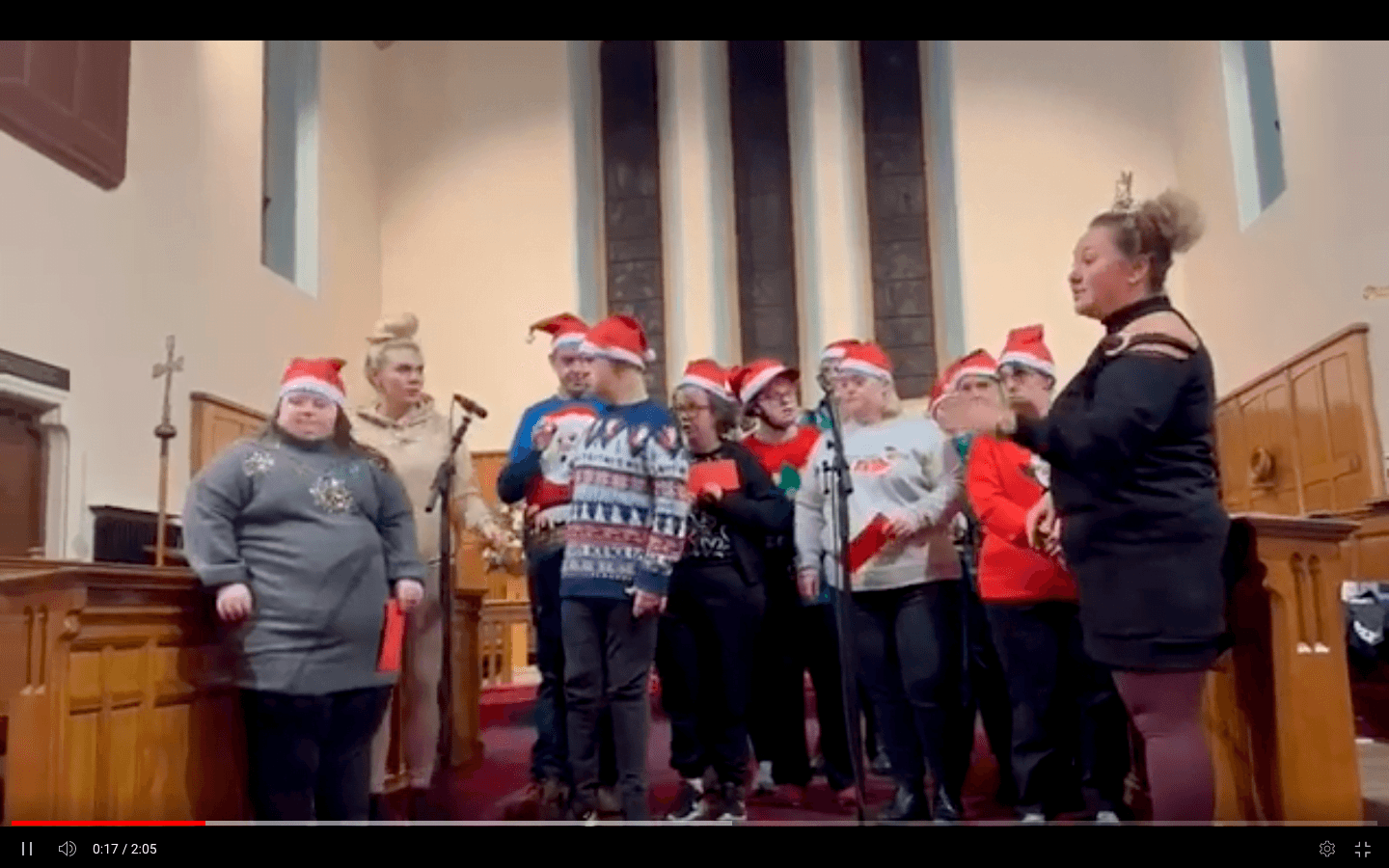 Flint Christmas Lights Switch On. Performing Arts Group The Clocktower