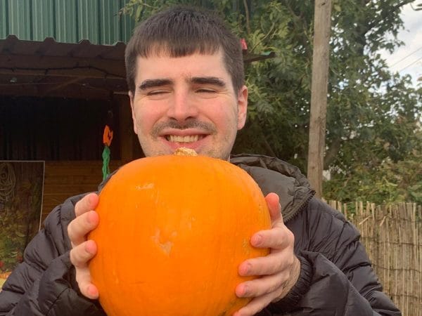 Service User and his pumpkin image