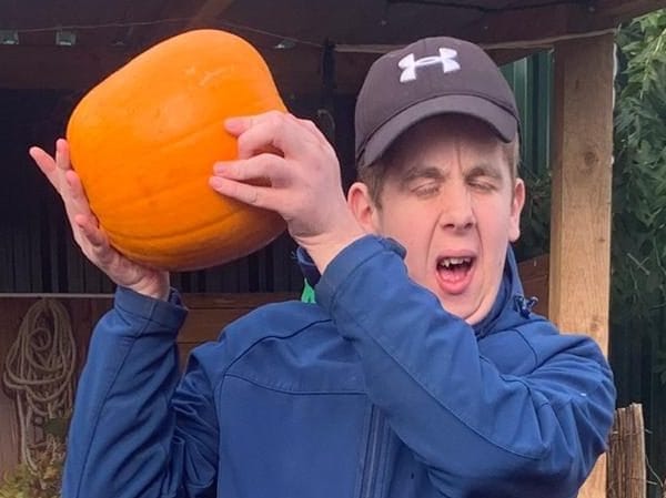 Service User and his pumpkin image