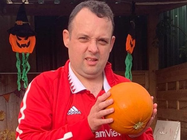 Service User and his pumpkin image