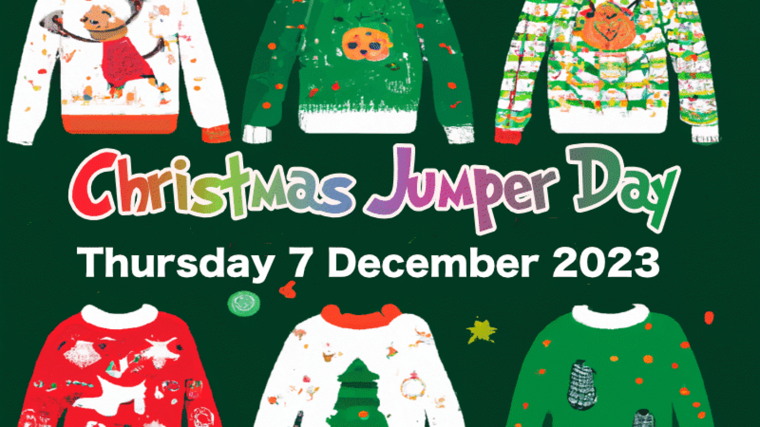 christmas Jumper day thursday 7 December 2023 image