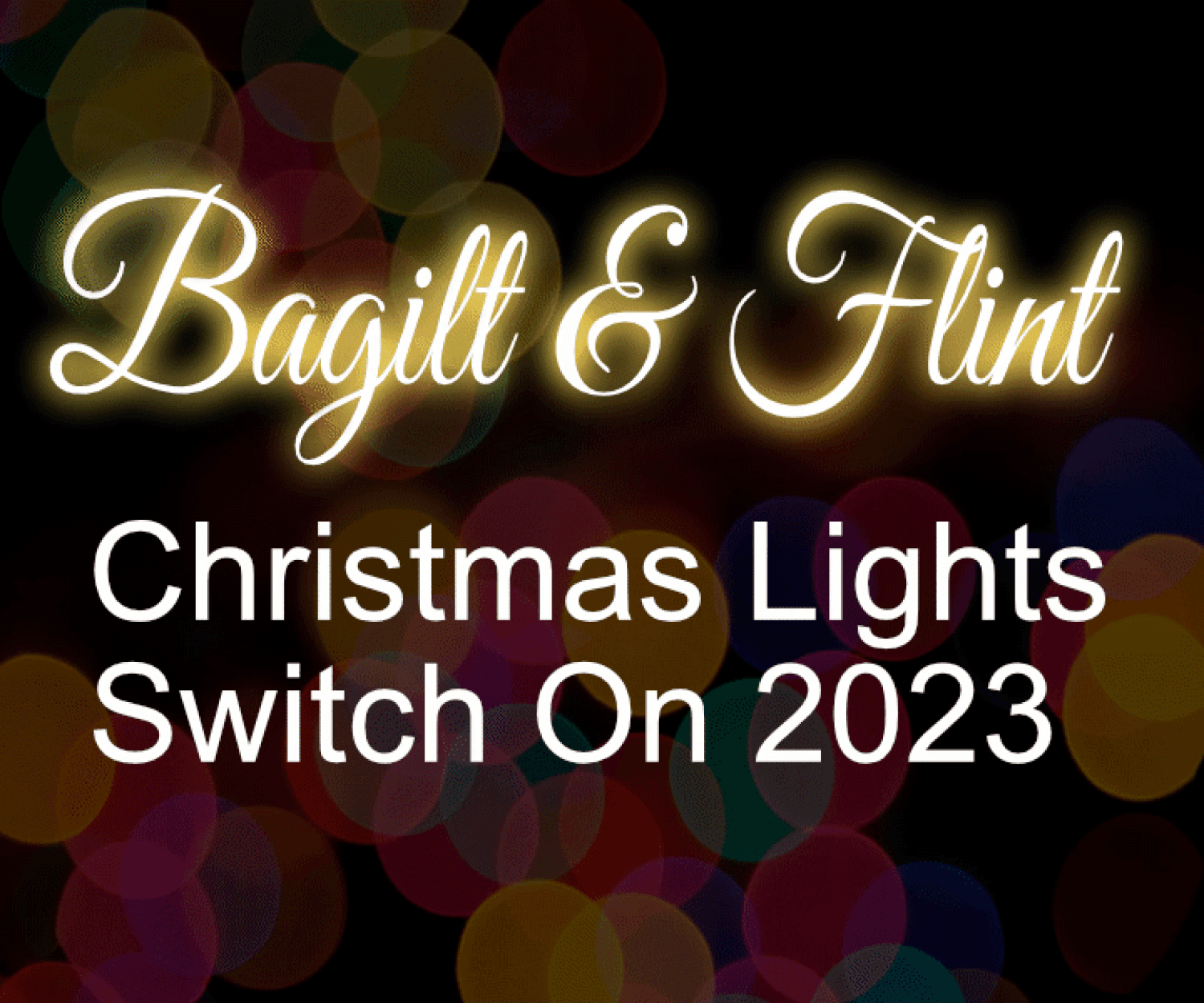 Bagilt and flint Christmas lights switch on 2023 image