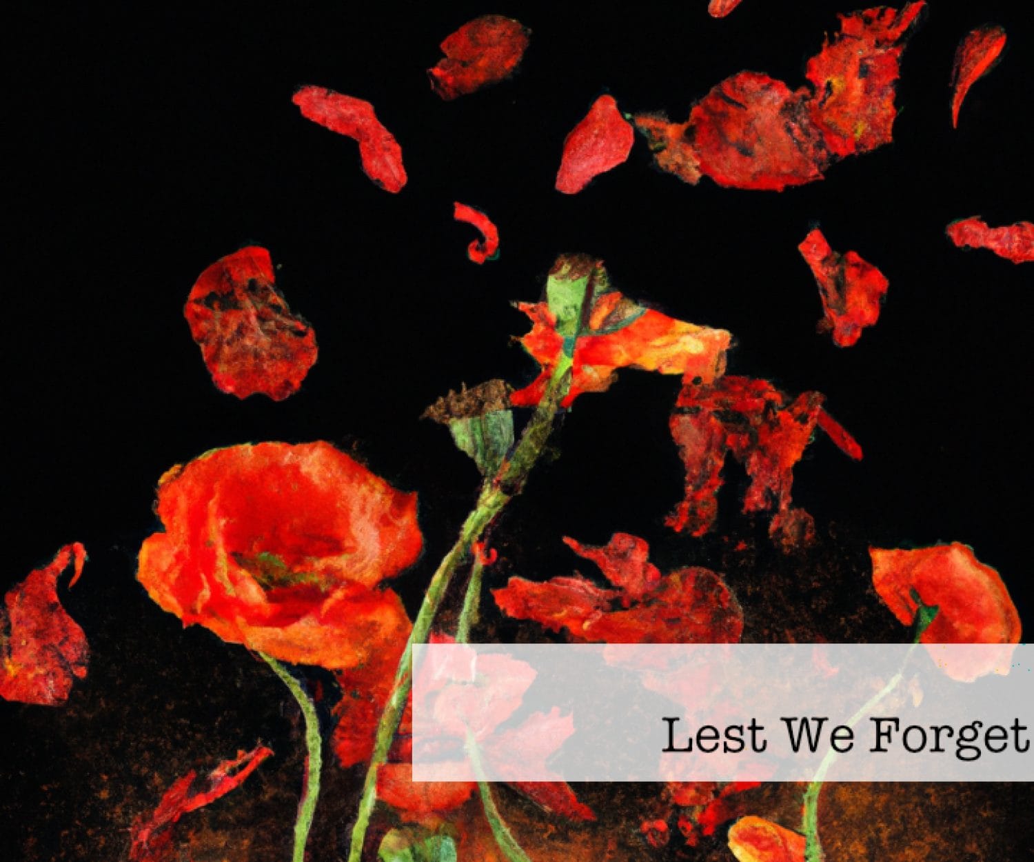 Lest we forget image