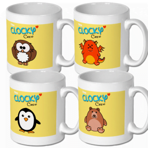 The Clocky Crew Mug