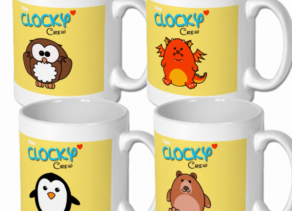 The Clocky Crew Mug