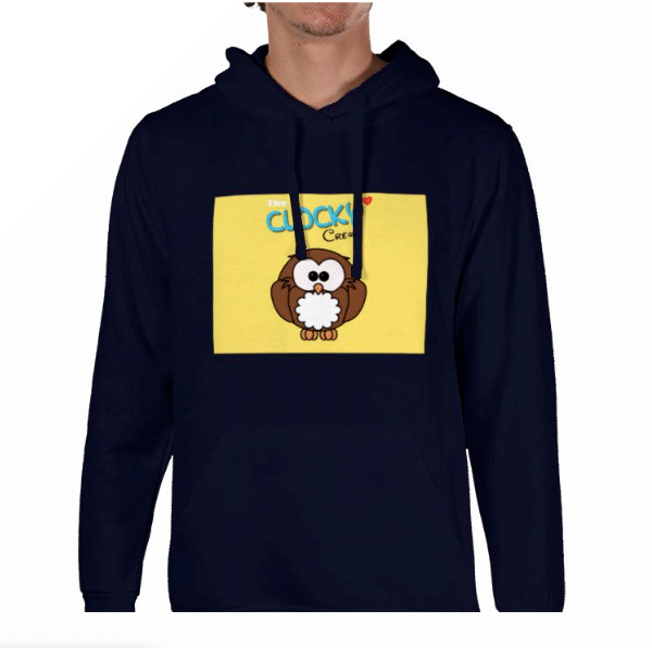 The Clocky Crew "Owl" Hoodie