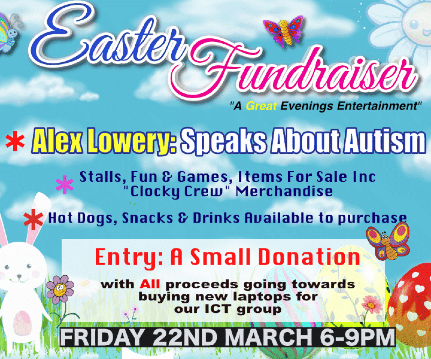 easter fundraiser poster image