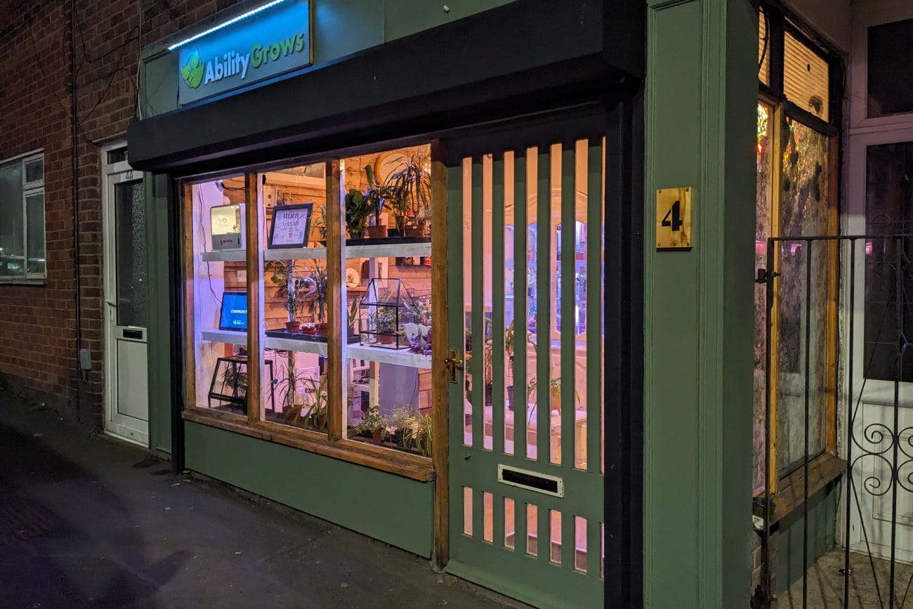 ability grows outside shop